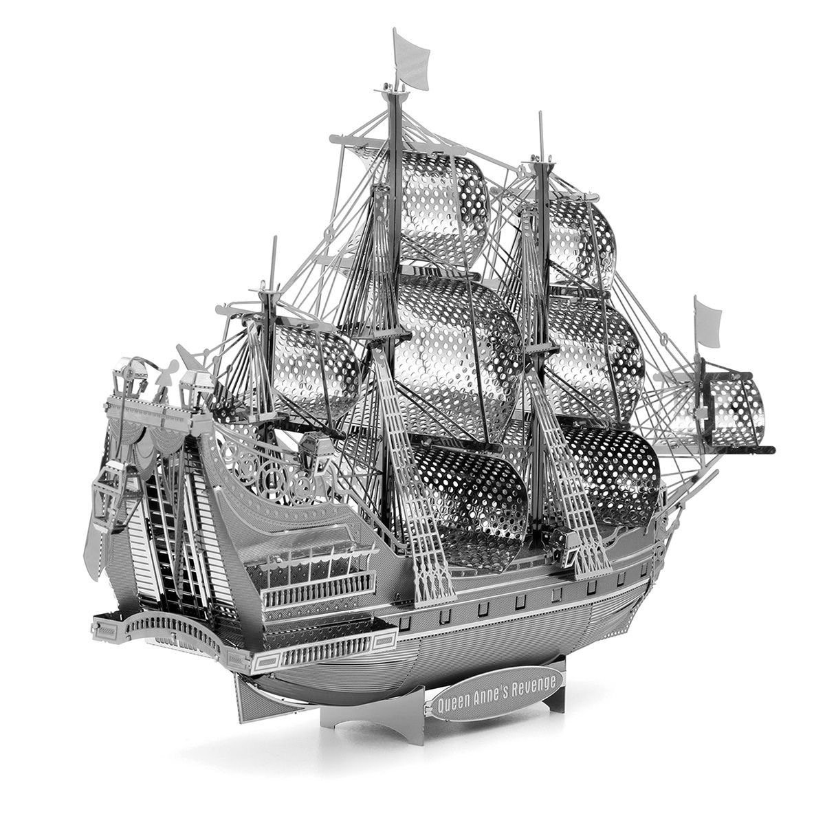 Queen Anne’s Revenge 3D Metal Ship Model