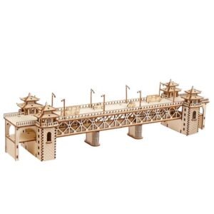 Advanced Wooden Bridge Engineering Model