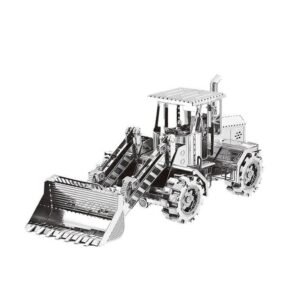 3D Metal Bulldozer Puzzle