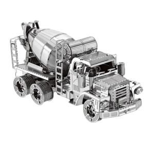 3D Metal Cement Mixer Truck Model